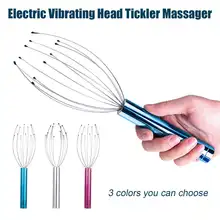 Электрический прибор для массажа головы тела Расслабляющий осьминог кожи головы шеи прибор для снятия боли скребок снимает напряжение инструменты для ухода за здоровьем