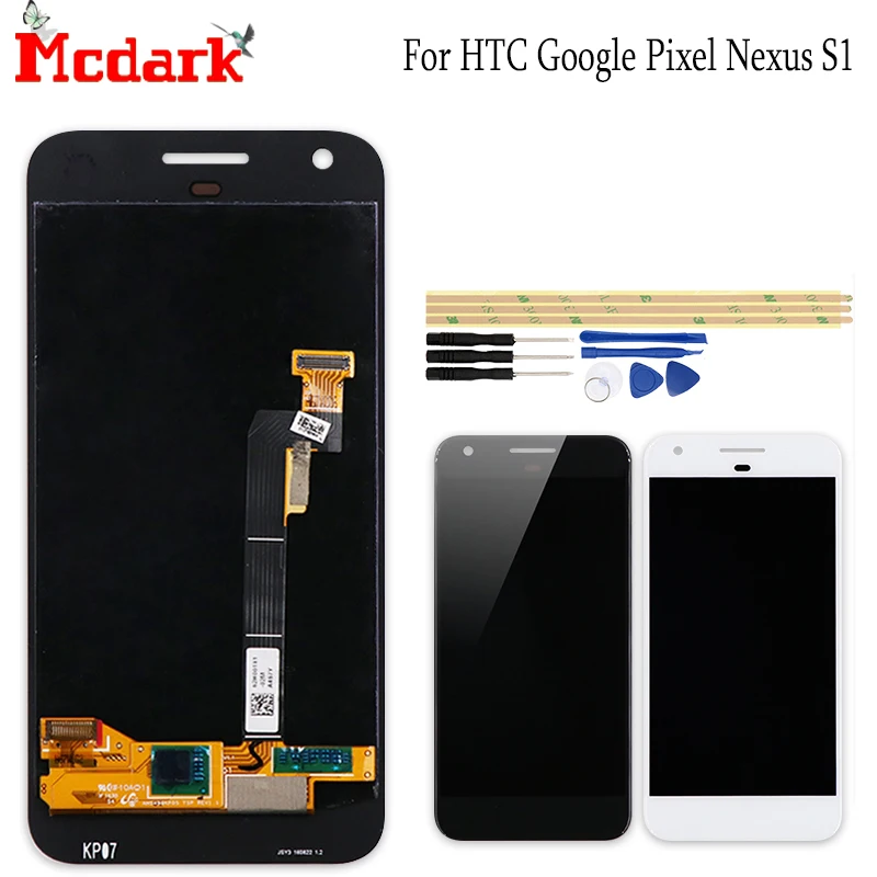 

Mcdark For HTC Nexus S1 LCD Display and Touch Screen Replacement Accessories For Google Pixel Phone with Tools Adhensive