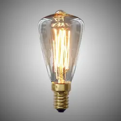 Марочные шарики Edison E14 220 V ST48 лампы накаливания 25 W 40 W 60 W нити Ретро Эдисон свет для подвесной светильник