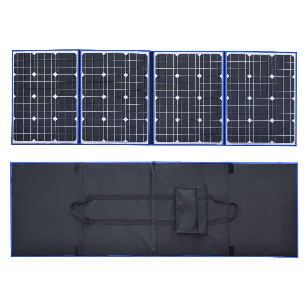 XINPUGUANG солнечные панели 250 Вт(62,5 Вт x 4 шт.) 18V отправлений доступно только на территории КНР складной+ 12/24V Панель управления установкой на солнечной батарее заряда батареи на колесах