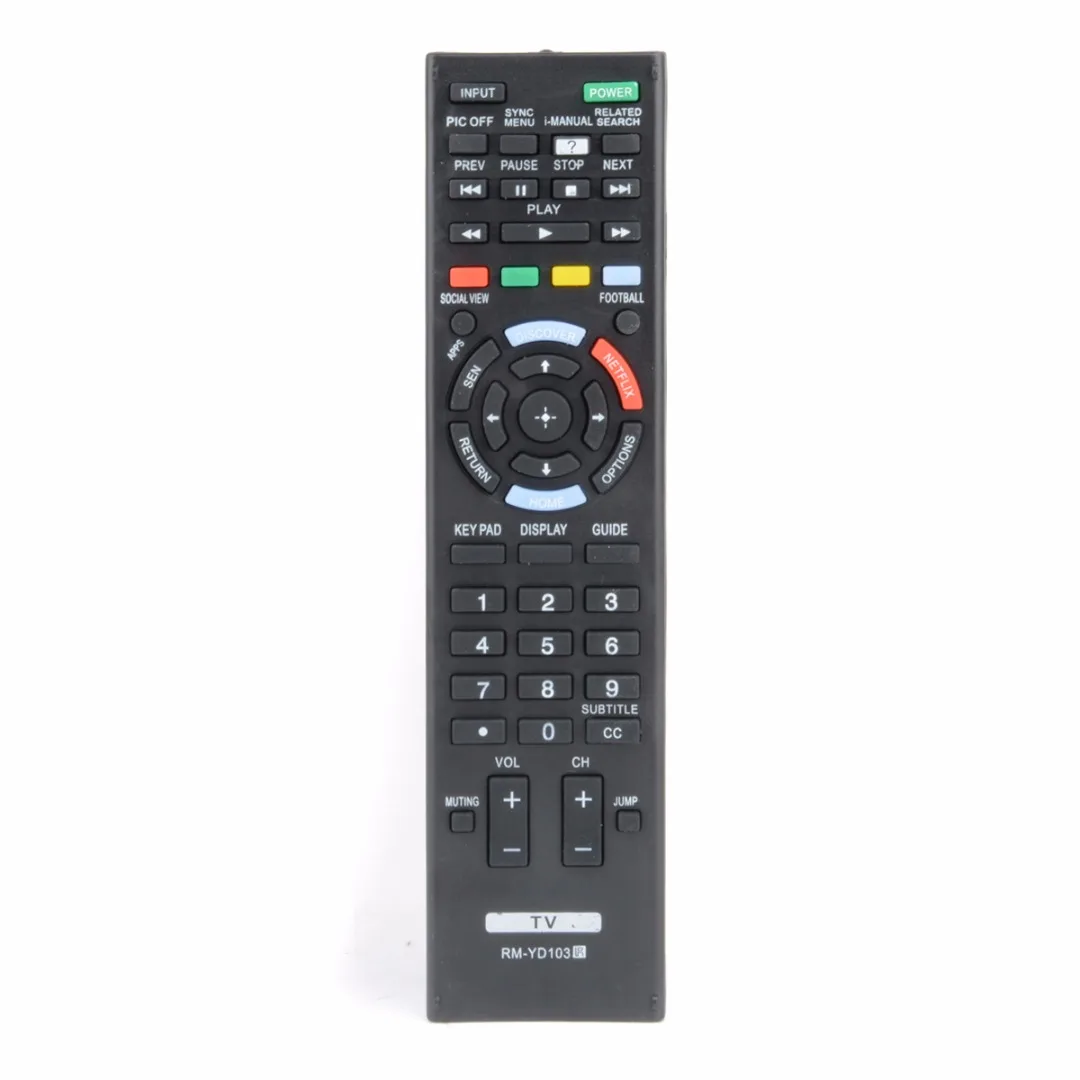 

MAYITR 1pc Telvision Plastic Remote Control Controller Black For SONY Bravia TV KDL-40HX750 KDL-50W790B RM-YD103