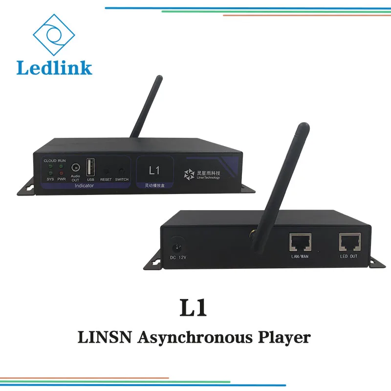 

LINSN L1 Asynchronous offline media player with usb wifi and lan for poster led screen advertising led screen