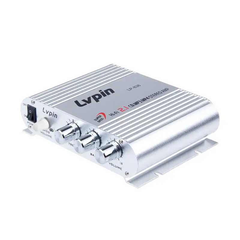 AMPLIFICADOR DE COCHE 12 V Mini Hi-Fi 2,1 amplificador de coche MP3 MP4 reproductor estéreo Audio amplificador de sonido automático Subwoofer AMPLIFICADOR DE COCHE 12 V Mini Hi-Fi 2,1 amplificador de coche MP3 MP4 reproductor estéreo Audio amplificador de sonido automático Subwoofer