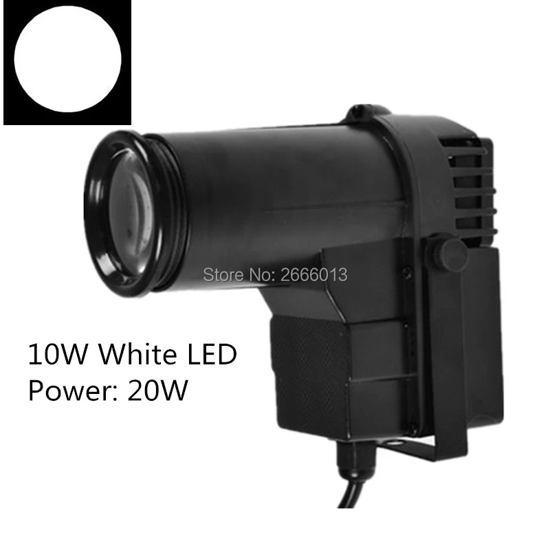 

20W Mini LED Spot Light, White Color Powerful LED Pinspot Light ,Rain Light Glass Ball Spotlight Bar Disco Beam Stage Lighting