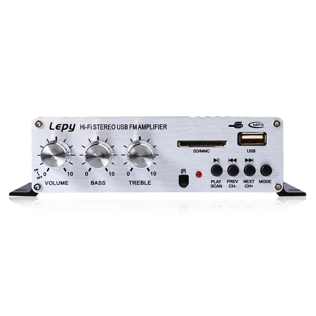 LP A68 Mini 12 в USB sd FM U диск автомобильный усилитель светодиодный дисплей с пультом
