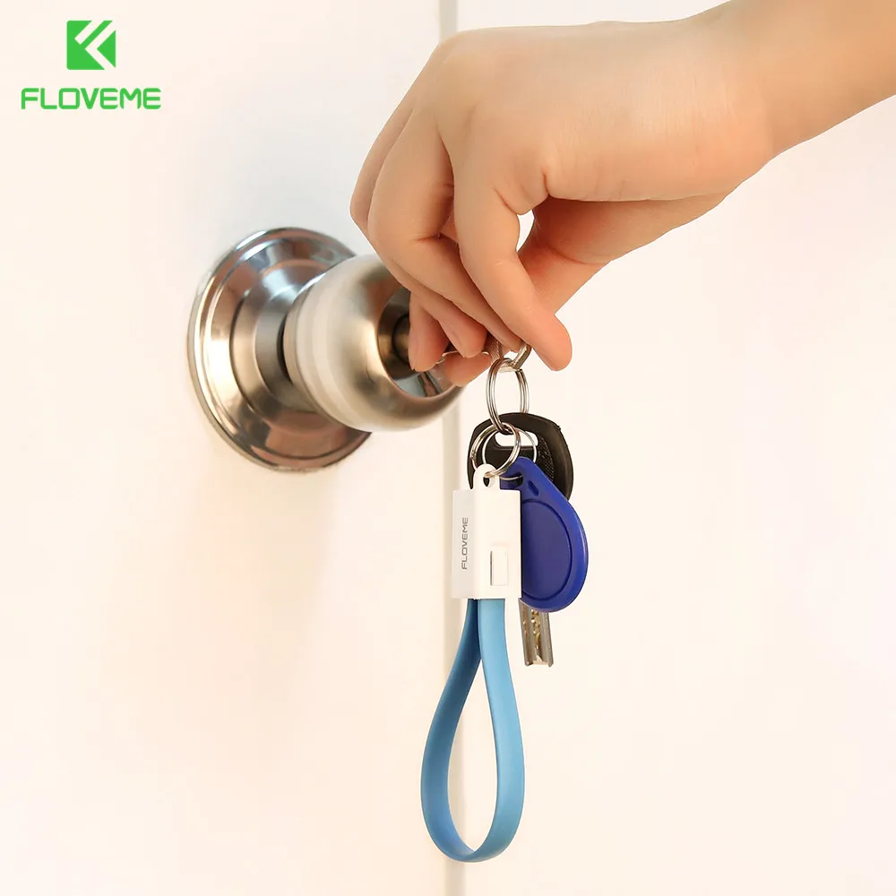 

FLOVEME Portable USB Cable For Redmi Note 7 6 5 Fast Charging Mobile Phone Type C Cables For iPhone XR XS MAX For Samsung S10 S9