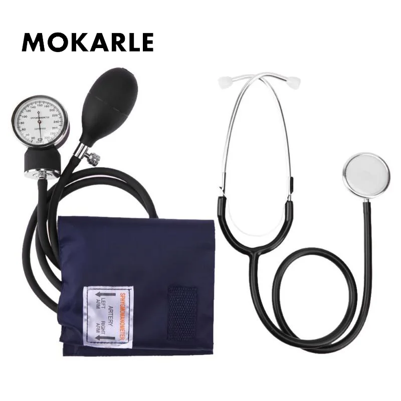 

Upper Arm Sphygmomanometer Manual Blood Pressure Meter blood Pressure Cuff Stethoscope Health Care Tools Home Medical Devices
