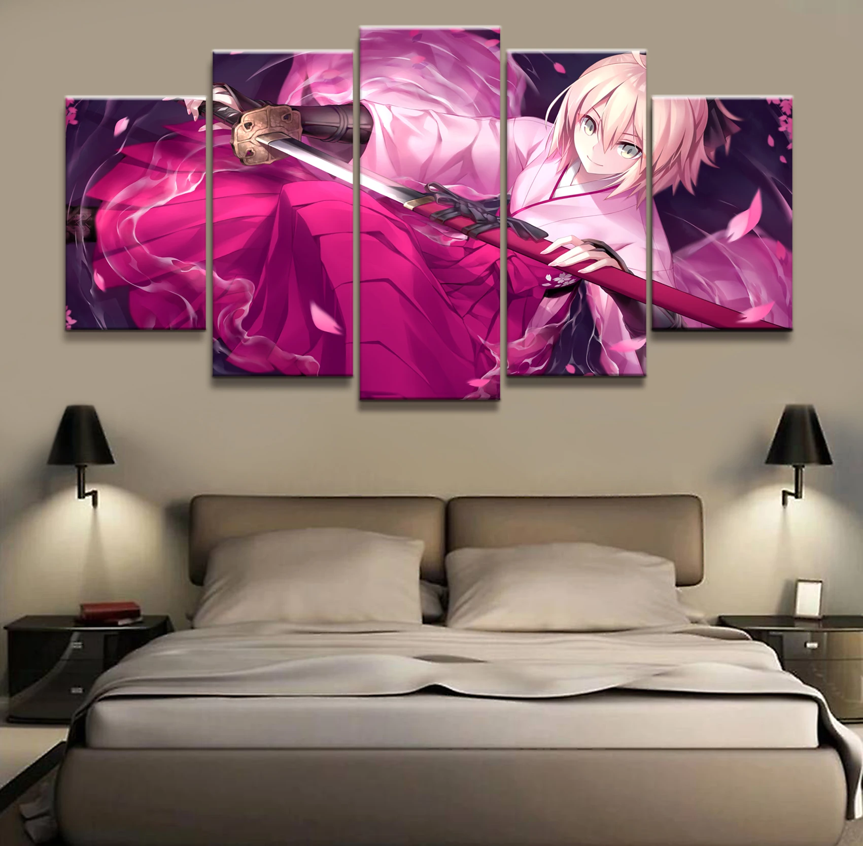 5 шт. Мультяшные картины художественные милые сексуальные fate grand order аниме плакаты
