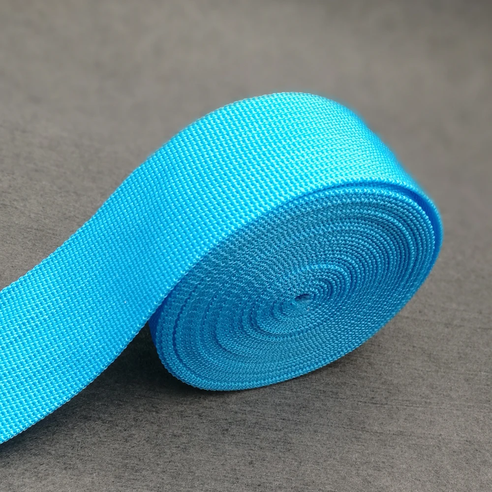 

38mm ( 1-1/2") wide red Black Blue Webbing 90 Yards polypropylene for Bags handles Sewing Belt Webbing Strapping braided strap