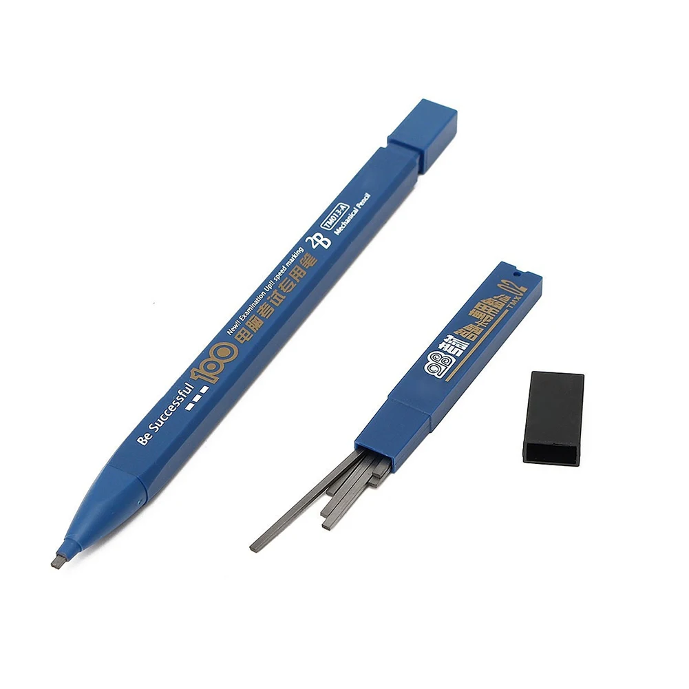 Студенческий 2B держатель экзамена механический карандаш с 6 шт. набор канцелярских принадлежностей