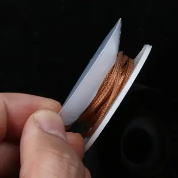 

1.5m 2.0mm Solder Wick Flux Wick Cable Desoldering Braid Solder Remover Sucker Wick Flux Pure Oxygen-free Copper Wire Cable