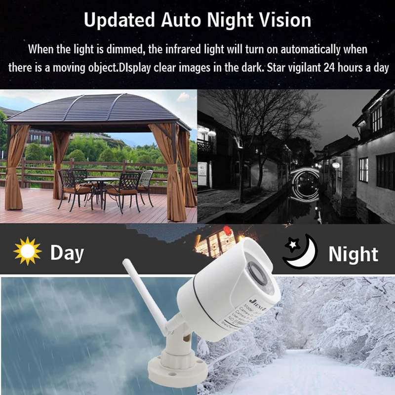  2.0MP Telecamere IP Wifi Wireless di Sorveglianza di Sicurezza video 1080 P Full HD di Sorveglianza