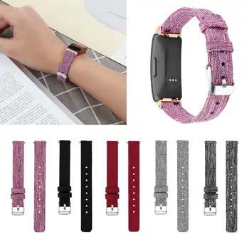 

Classic Canvas Straps Watch Bands For Fitbit Inspire/Inspire HR Fitness Tracker Band Replacement Wristband Strap For Women Men