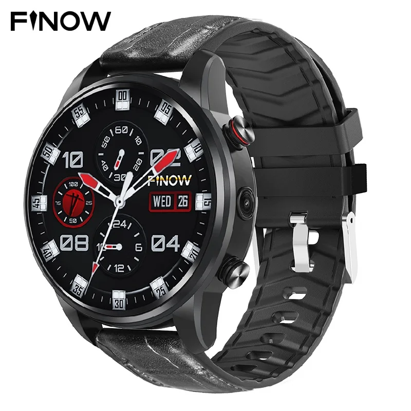 FINOW X7 4G Smartwatch телефон 1 39 дюймов Android 7 MTK6739 четырехъядерный ГБ ОЗУ 16 Гб ПЗУ Смарт
