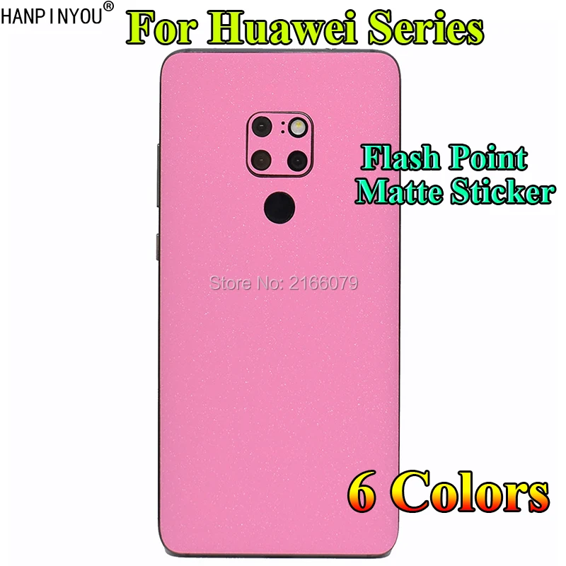 Для huawei mate 20 Pro X Lite Nova 3 3i 3e 4 роскошная полная задняя вспышка матовая пленка