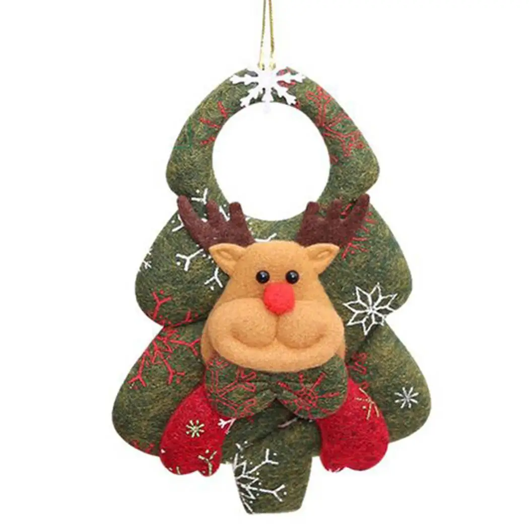 

Snow Dcor Cartoon Men Shape Christmas Elk etc Home Cute decor Tree Bear Hanging Ornament tree ornament hanging Outdoor
