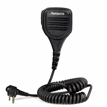 

2Pin for Motorola Radio Handheld Speaker Mic Microphone for GP300 GP88 GP88S GP2000 GP68 CP040 CP200 P450 for HYT Walkie Talkie