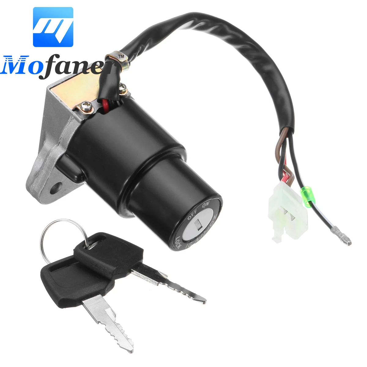 

Motorcycle Ignition Keys Switch Lock Assembly Keys For Yamaha XT250 XT550 XT600 1982-1989
