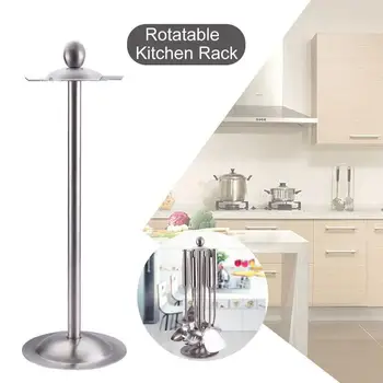 

Kitchen Rail Organizer Iron Hanging Cooking Utensils Rack Stainless Steel Kitchen Rack