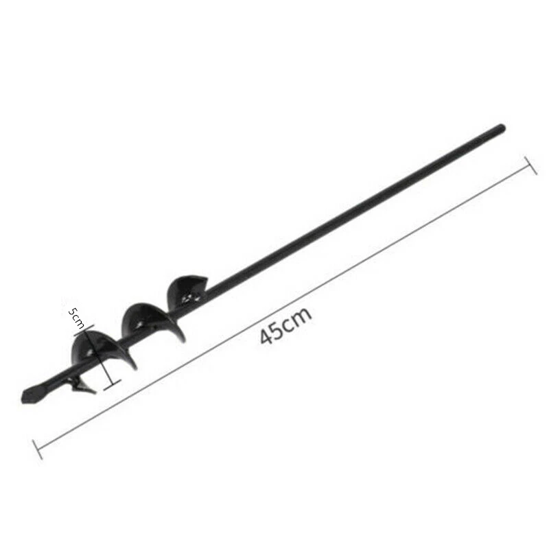 

Garden Auger Hole Digger Spiral Drill Bit For Planting Bulb Seeding Weeding Tool