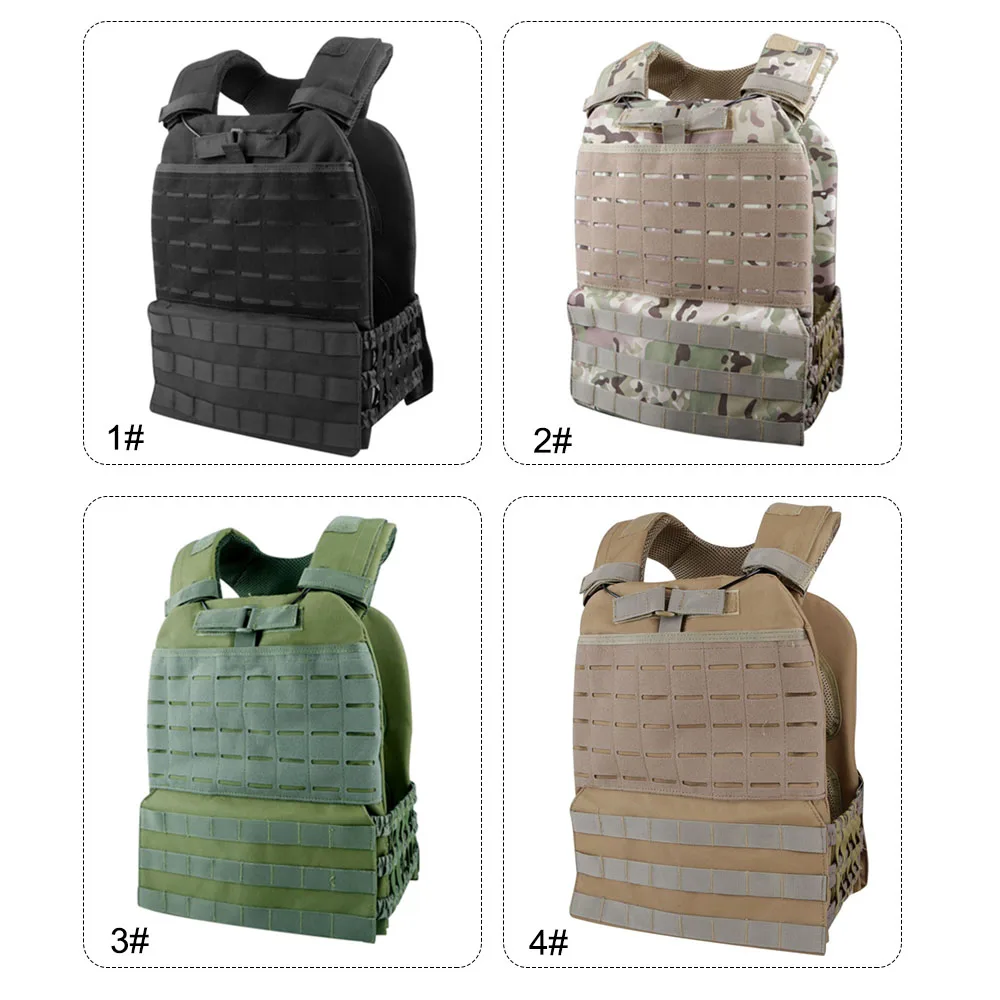 

Outdoor Training Tactic Vest Body Armor Adjustable Combat Vest Molle Plate Carrierr Vest CS Protective Vest Gear outdoor tools