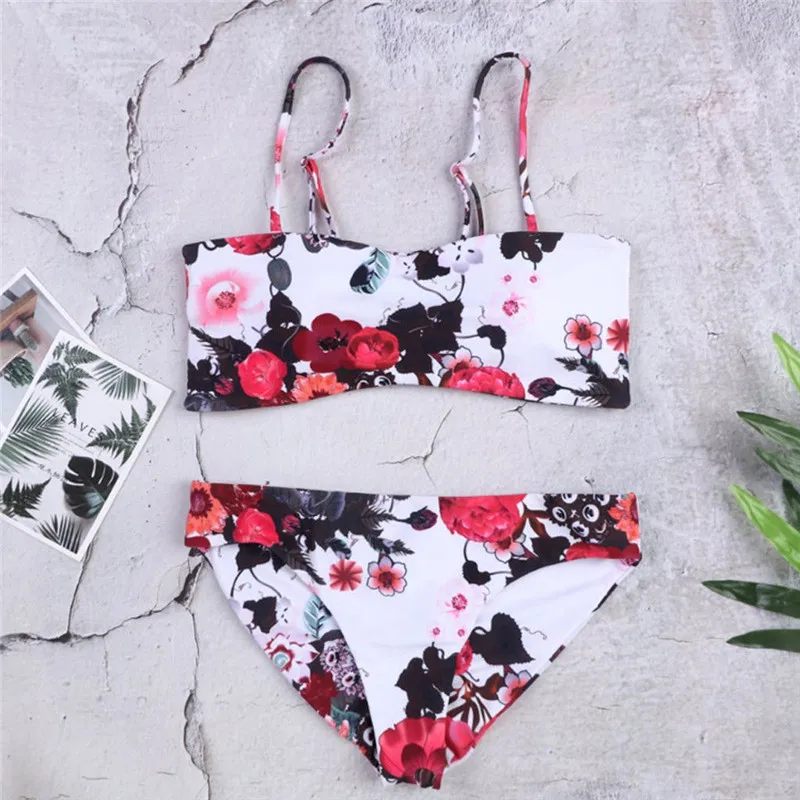 

Bikinis 2019 Mujer Swimwear Women Summer Swimwear Bikini Set Push-up Padded Bra Bathing Suit Swimsuit Swimming Suit For Women