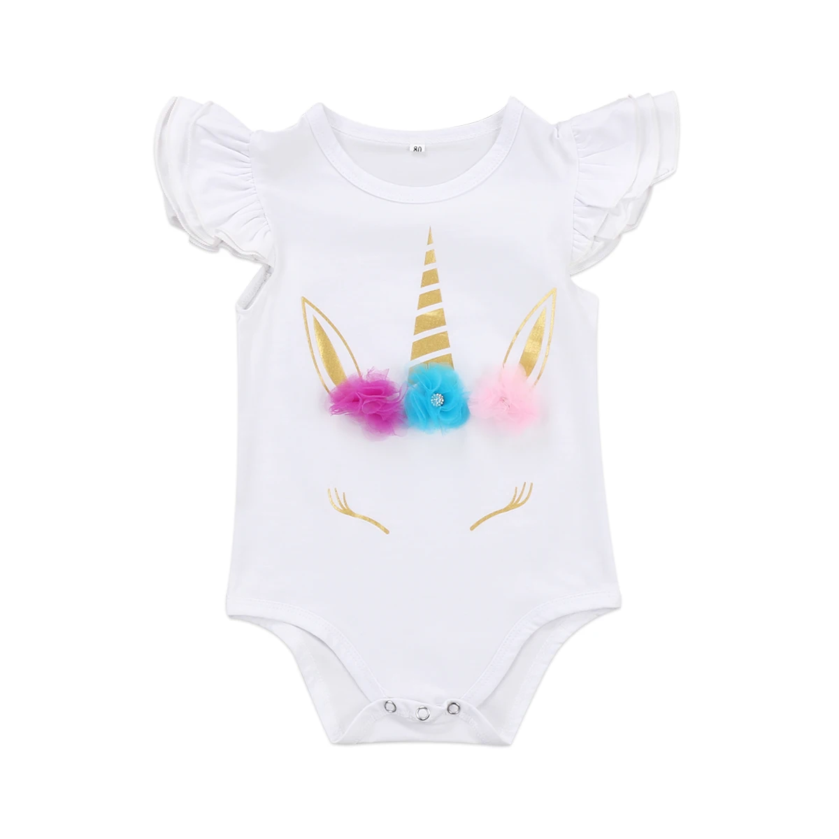

Newborn Baby Stock Unicorn Baby Girls Kids Cotton Clothes Bodysuit Cartoon Outfits Infant Fashion Clothes