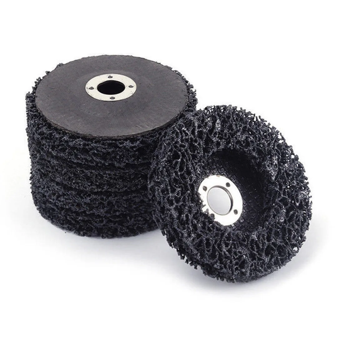 Black 5pcs/Lot Poly Strip Disc Wheel Paint Rust Fast Removal Clean Grinding Abrasive Tools For Angle Grinder 10*1.6cm New Black 5pcs/Lot Poly Strip Disc Wheel Paint Rust Fast Removal Clean Grinding Abrasive Tools For Angle Grinder 10*1.6cm New