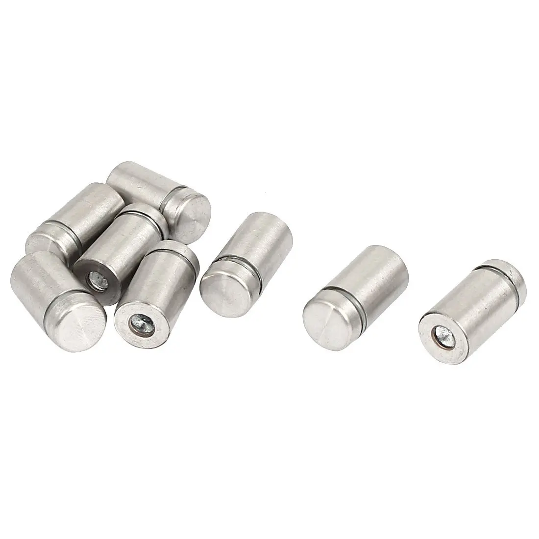 30 Pieces 12 X 22Mm Stainless Steel Spacer Glass Holder Sign Mounting