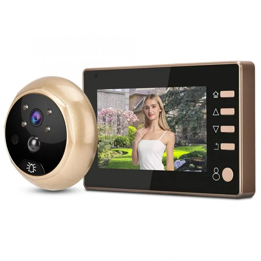 4.3in Door Eye Camera Doorbell Motion Detection Shooting Recording Display Video Viewer Digital Camera|Дверные глазки| |