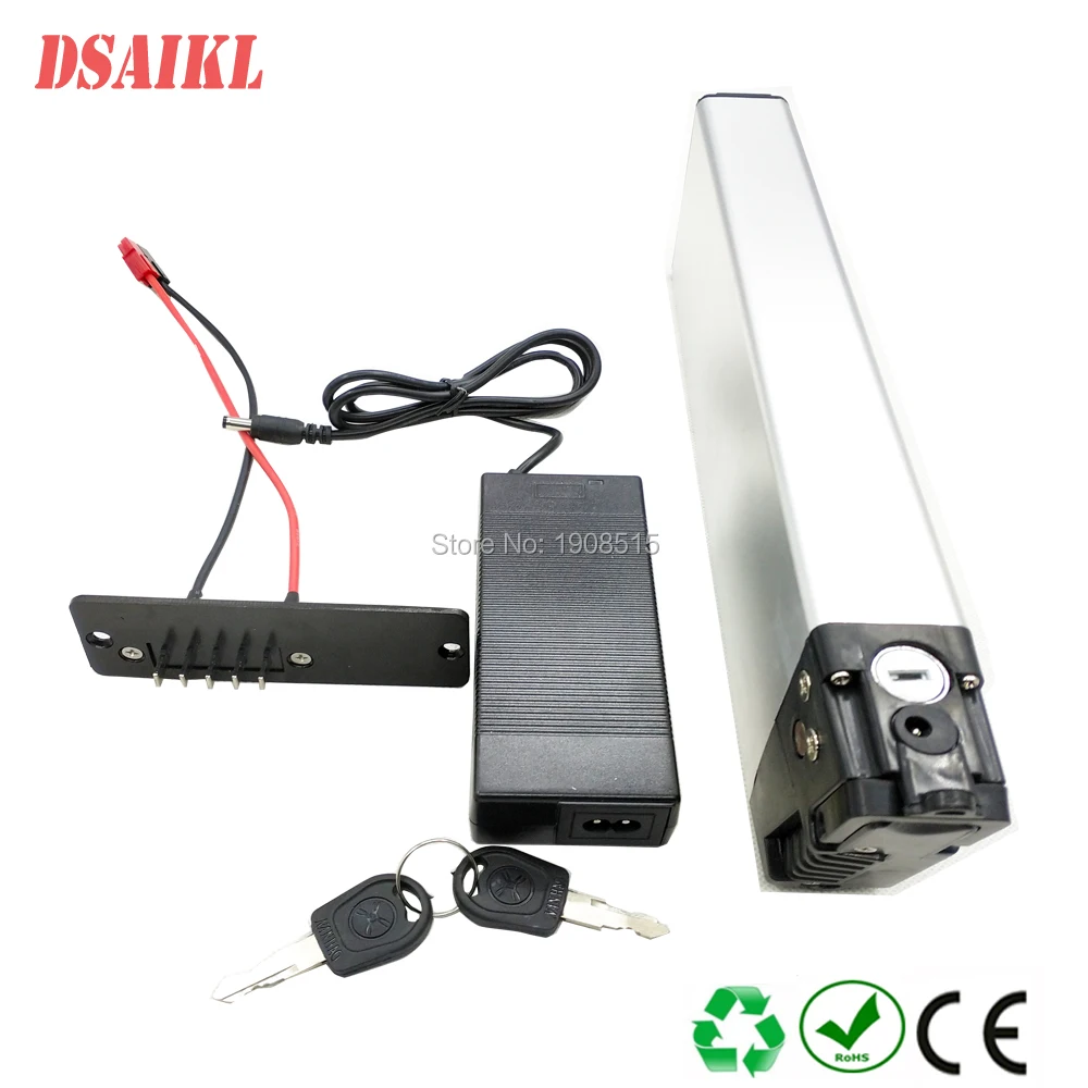 Скрытый Аккумулятор для электровелосипеда 10S4P 36V 14Ah с зарядным устройством