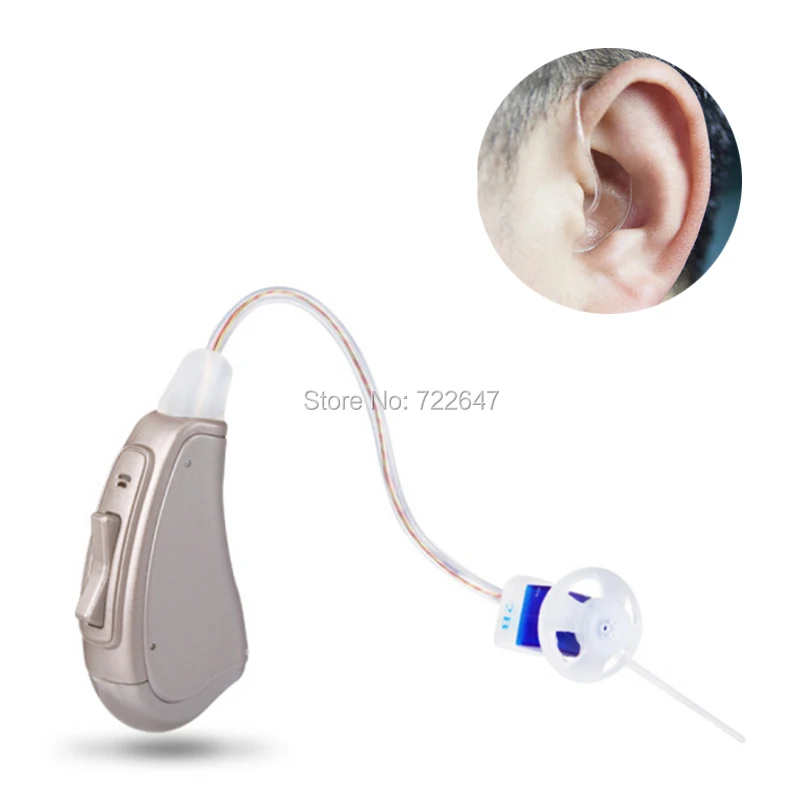 6 Channels Digital Invisible RIC Hearing Aid Aids Open Fitting Automatic Noise Reduction