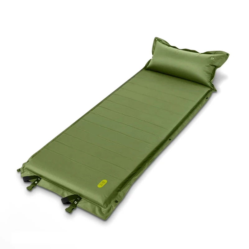 

Outdoor Camping Self Inflatable Air Mattresses Automatic Moisture-proof Pad Cushion Braces Support