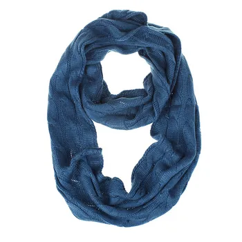 

Infinity Wrap Cowl Knit Scarves Knitted Circle Wool Scarves For Girl Winter Warm Soft Ring Scarf Lady Solid Fashion Casual Scarf