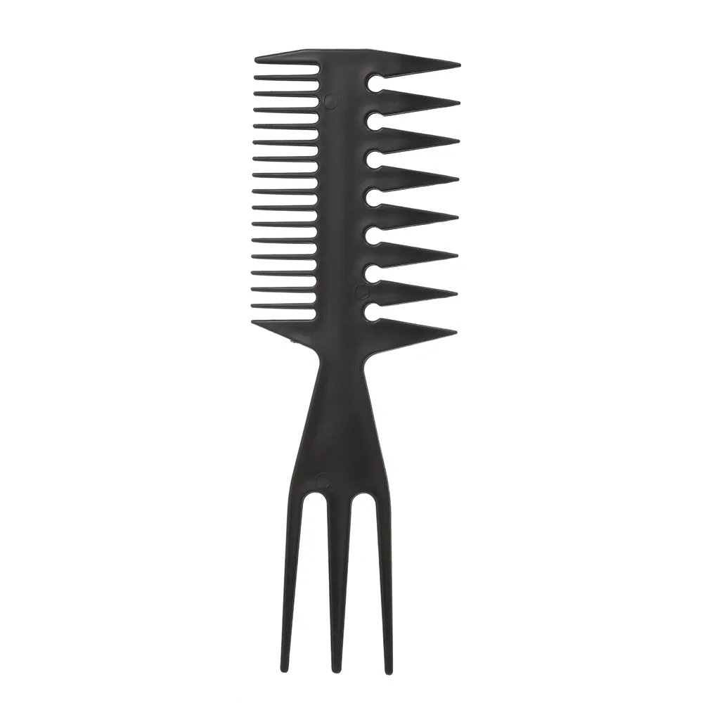 

3-In-1 Plastic Combs Detangling Hair Comb Wide Tooth Comb Anti-static Comb Hairdressing Styling Tool