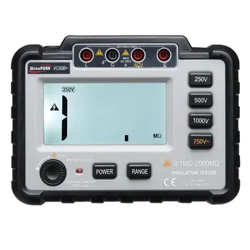 

LCD Backlight VC60B Digital Insulation Resistance Tester MegOhm Multimeter High Precision English Panel