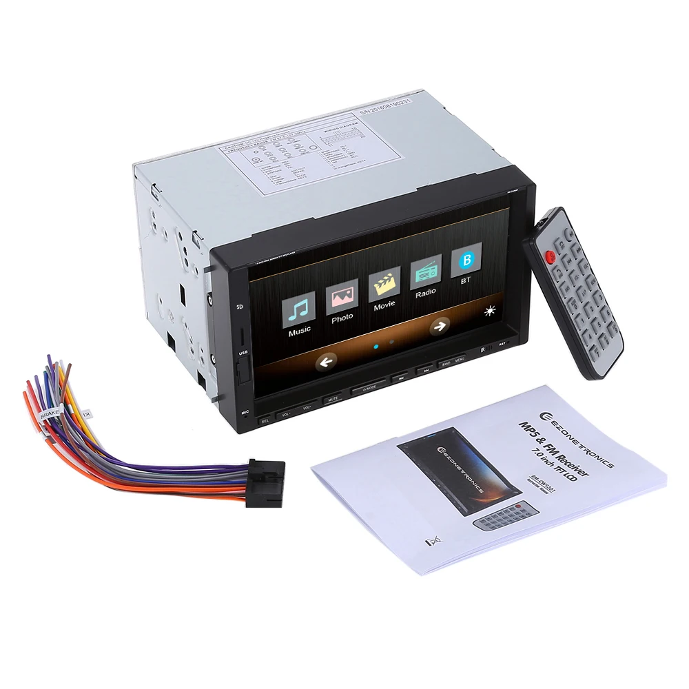 RM CW 9301 2 Din автомобильные мультимедийные плееры 7 дюймовый ЖК цифровой сенсорный