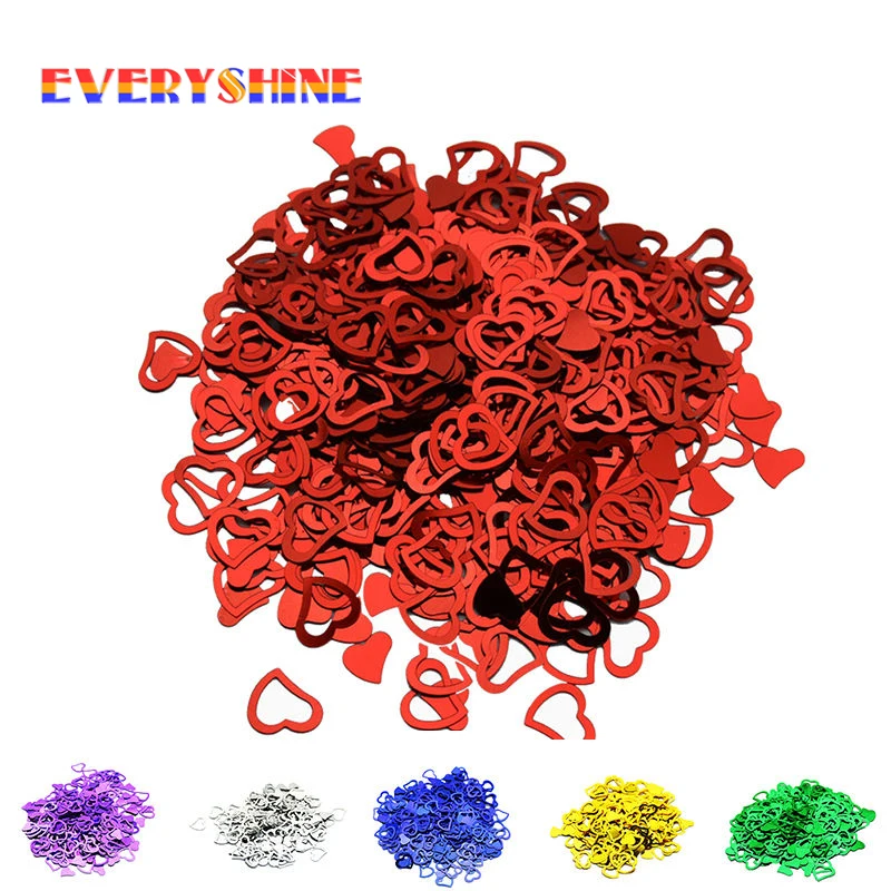

1pack Hollow Heart-shaped Laser-cut Wedding Decoration Sprinkle Confetti Solid Strew Flowers Party Table Decor Supplies JJ728