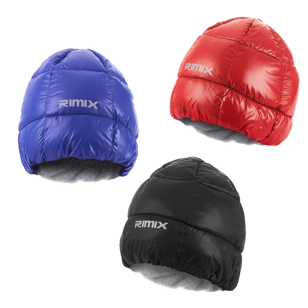 

3Pcs Winter Warm Down Hat Outdoor Sports Beanie Cap For Skiing Hunting Cycling