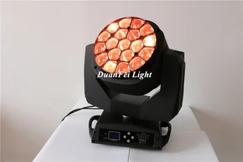 

4pieces 19x15w big bee eyes moving head rgbw 4in1 led zoom moving head lyre B-eye moving head