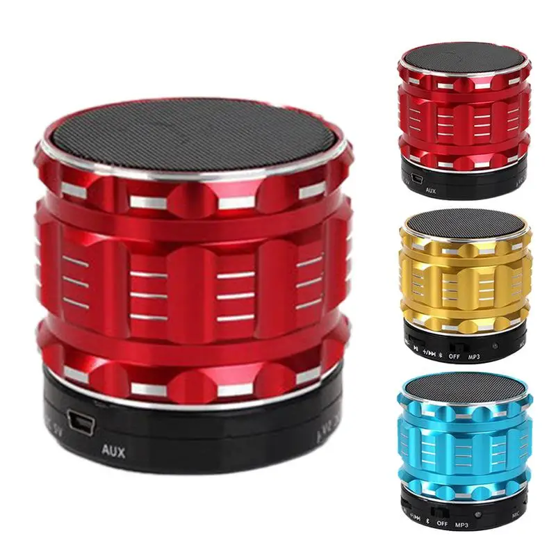 

New Metal Bluetooth Speaker Metal Wireless Mini Portable High Quality Bluetooth Speaker For Mobile Phones Tablets Gift Soundbar