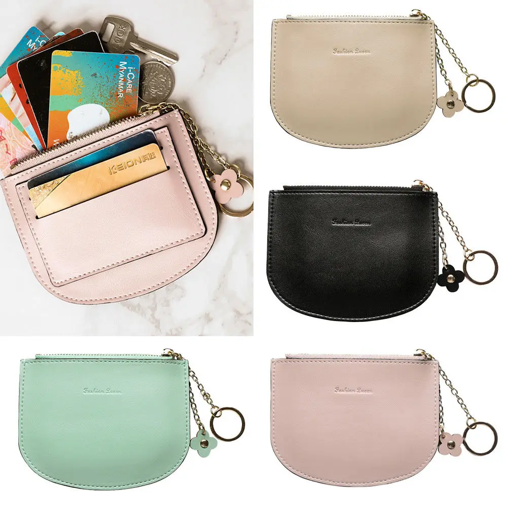 

New Arrivals Pu Leather Women Short Slim Wallet Coin Purse Organizer Pocket Small ID Credit Card Holder Portable Fashion Wallets