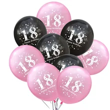 20шт 18-й День рождения воздушные шары жемчуг латексные воздушные шары вечерние украшения фото фон вечерние принадлежности для мужчин и взрослых женщин
