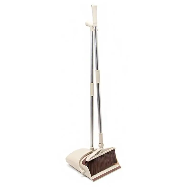 

Rotatable Broom And Dustpan Foldable Set, Long Handle Dustpan, Extendable Sweep Set,Dust Pan And Broom Combo Artifact Standing