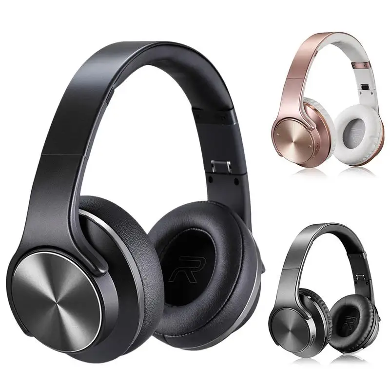 

Bluetooth Wireless Headset LED Headset Wireless Earphone Active Noise Cancelling Headphone With NFC Function TF Card