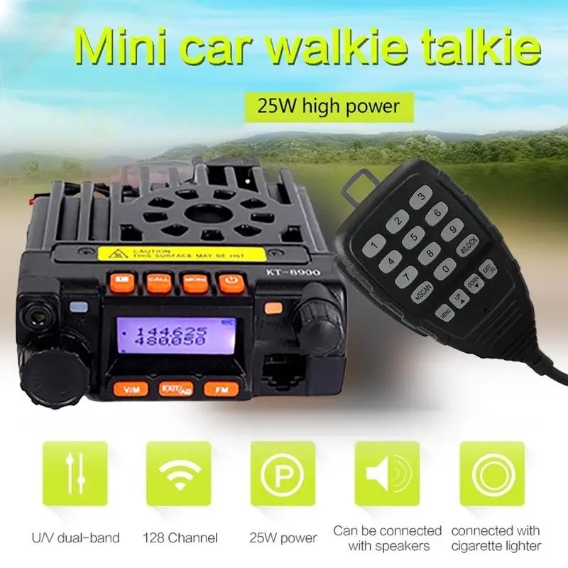 

Mini Car Platform Cigarette Ignition Double-Segment Wireless Radio Walkie Talkie Car Travelling Communication Tool