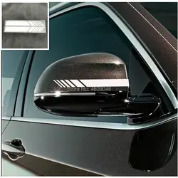 Автомобильный Стикеры Зеркало заднего вида в полоску для peugeot 307 mercedes bmw e39 Renault Toyota bmw e36 audi a4 b8 Защитные чехлы для сидений, сшитые специально