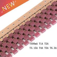 10 шт./лот квадратный FuseT500mA T1A T2A T3.15A T4A T5A T6.3A 250V 392 Пластик медленного предохранителя T2A ЖК-дисплей ТВ Мощность доска