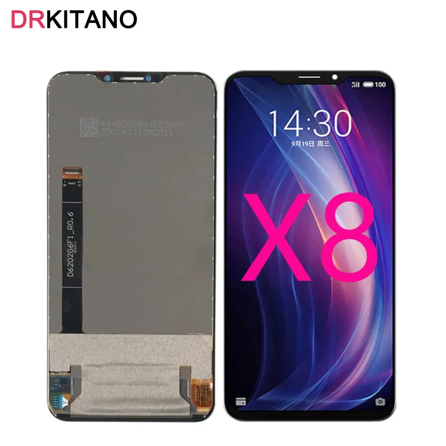 Original MEIZU X8 LCD Display Touch Screen Digitizer Panel Assembly For