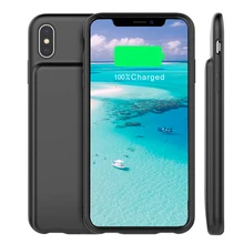Для iPhone Xs аккумулятор Max зарядное устройство чехол с аудио 5000 мАч перезаряжаемый банк питания внешнее резервное зарядное устройство чехол для iPhone Xs Max